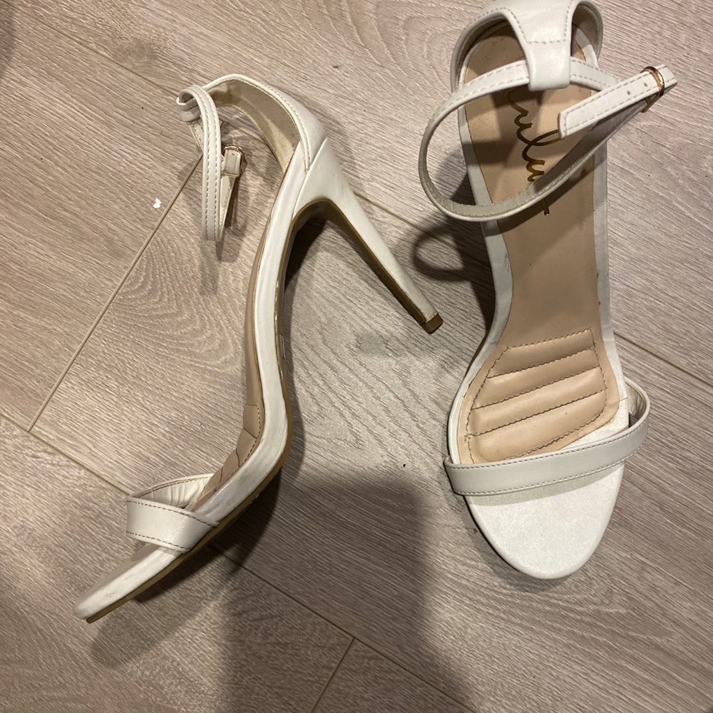 Lulus white heels